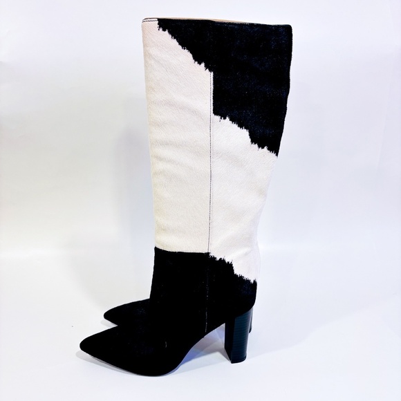 I.N.C. INTERNATIONAL CONCEPTS – Palmina calf hair dress boots | Black & white * - Picture 2 of 8